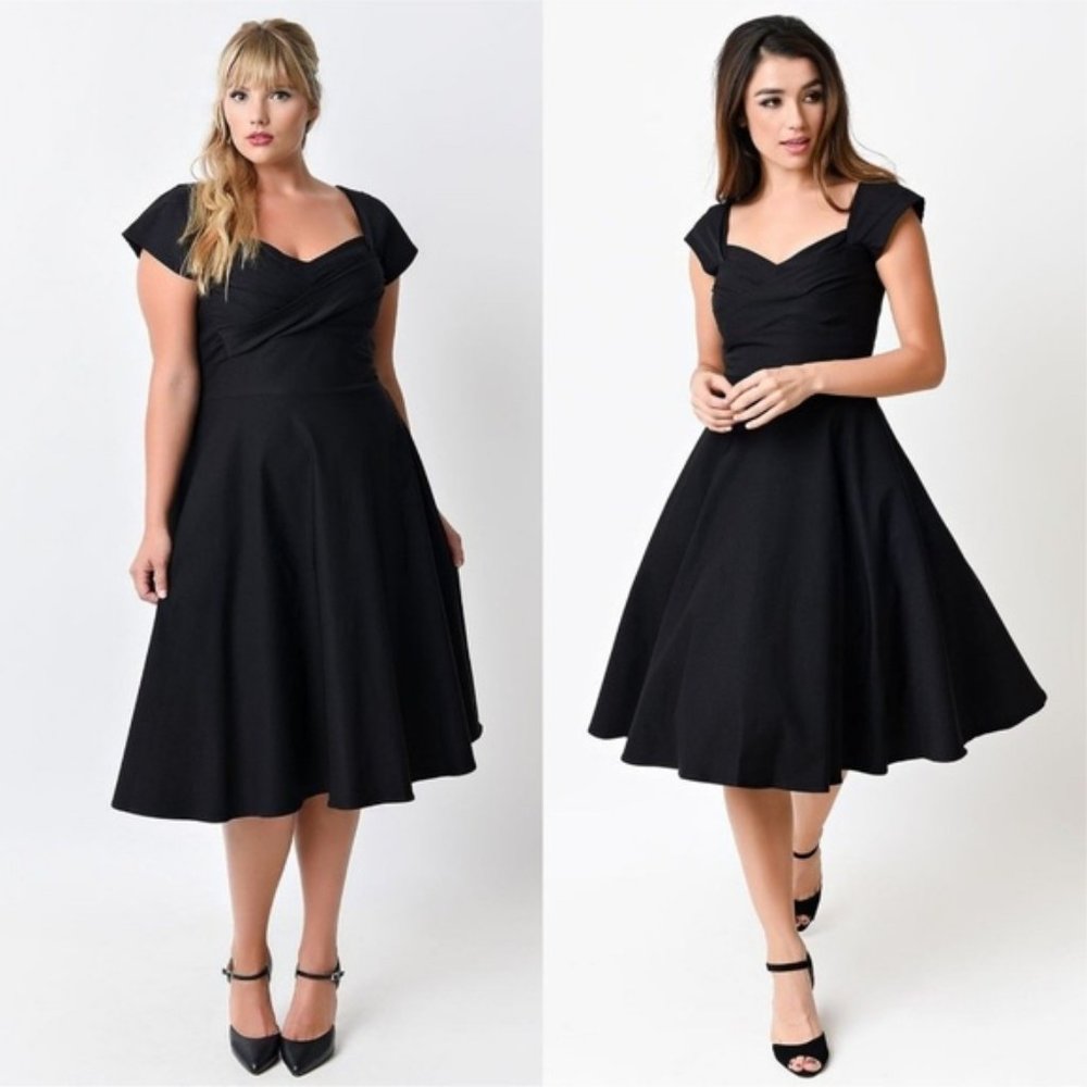Stop Staring! 50s Pin-up Swing Dress
